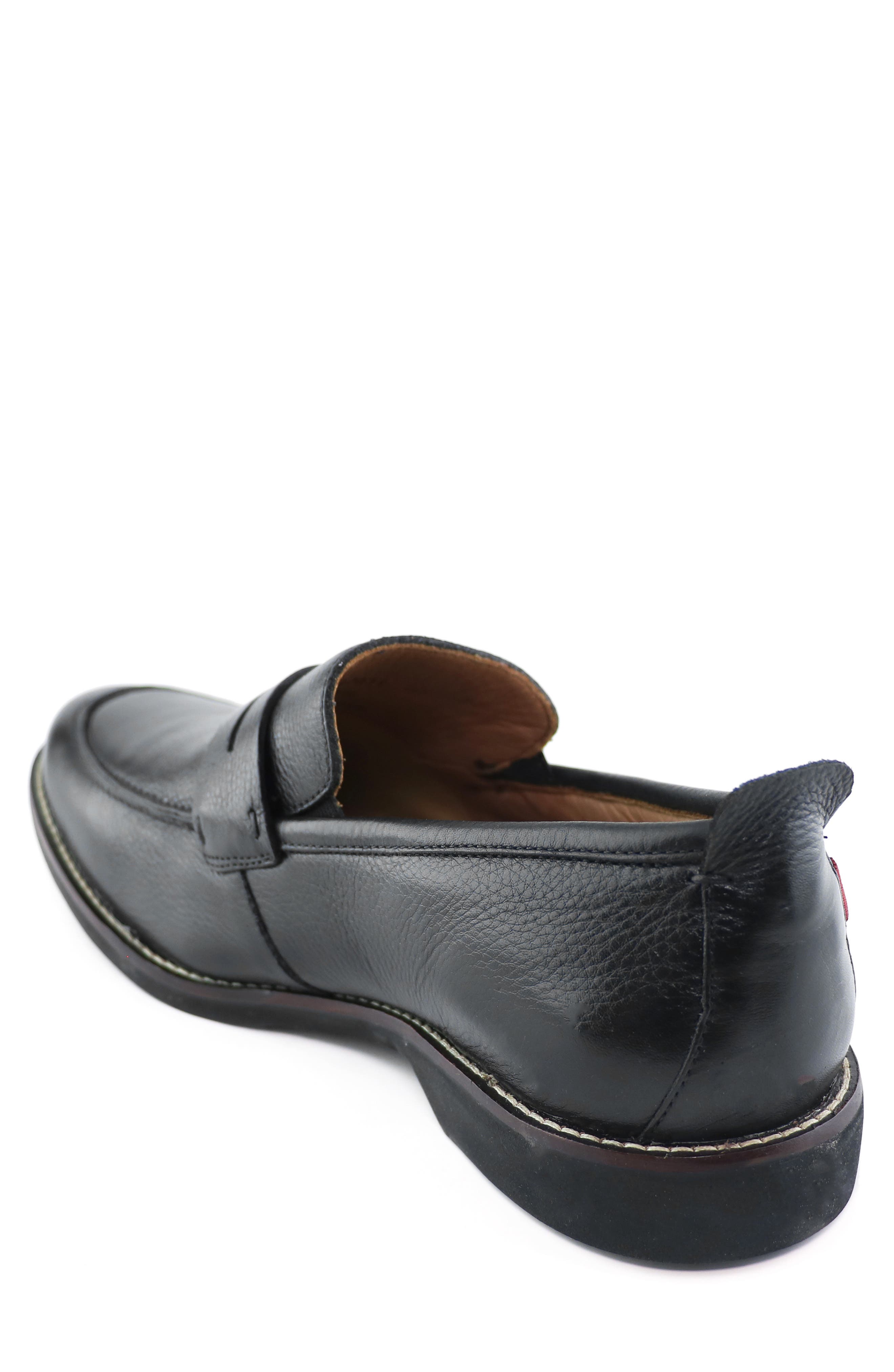 Marc Joseph New York Village Street Penny Loafer, Alternate, color, Black Napa Soft