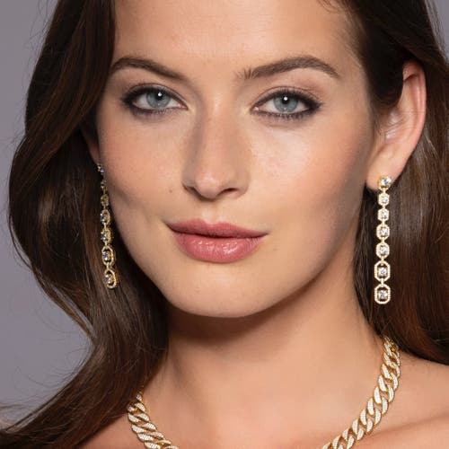 Anna Zuckerman El Camino 4ctw Drop Earrings In Yellow Gold