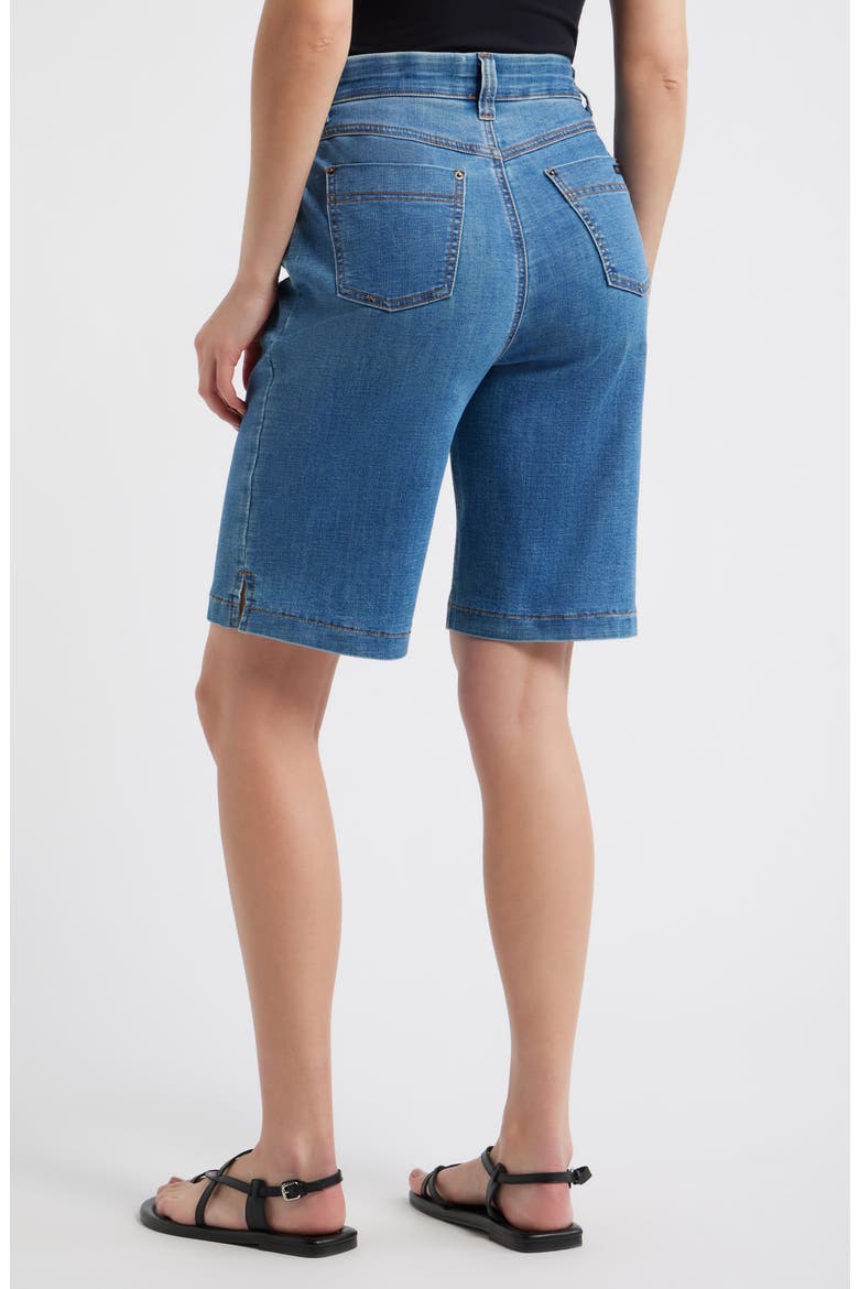Mid Rise Bermuda Shorts, Alternate, color, CHAMBRAY