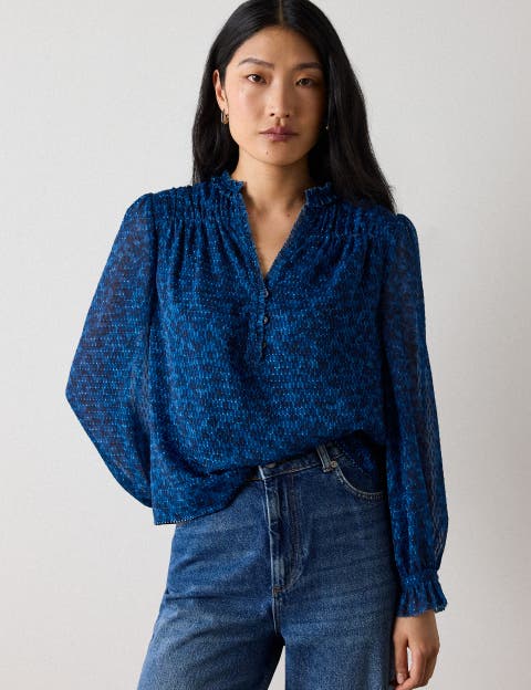 Ditsy Blouse