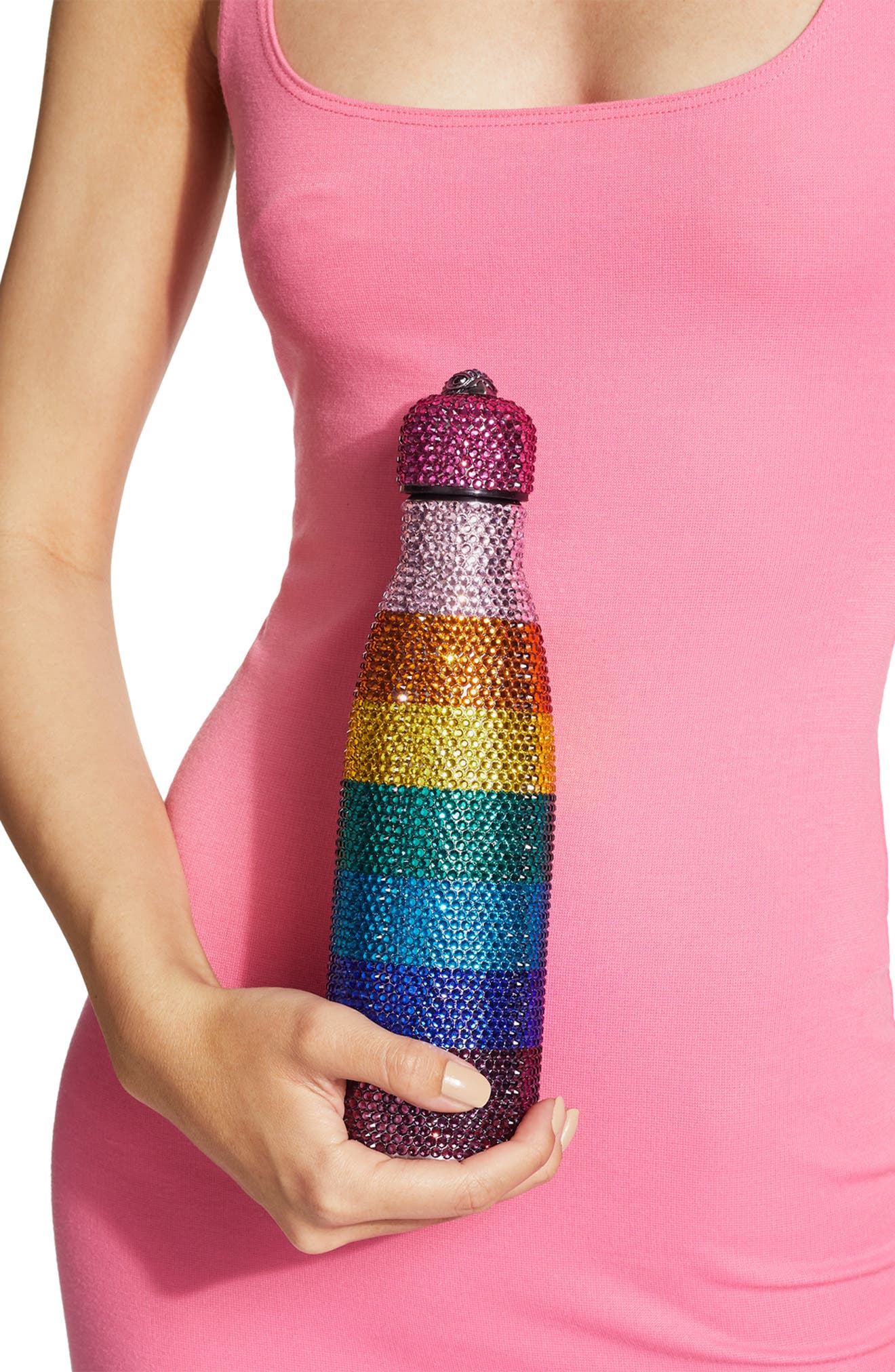 Kurt Geiger London Crystal Quench Water Bottle, Alternate, color, 