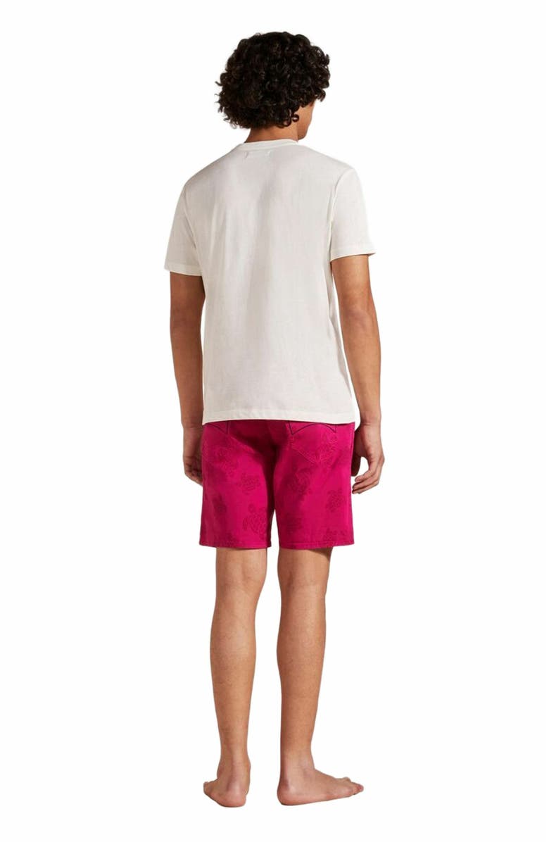 Vilebrequin Men's Wave On VBQ Beach Cotton T-Shirt, Alternate, color, Off White