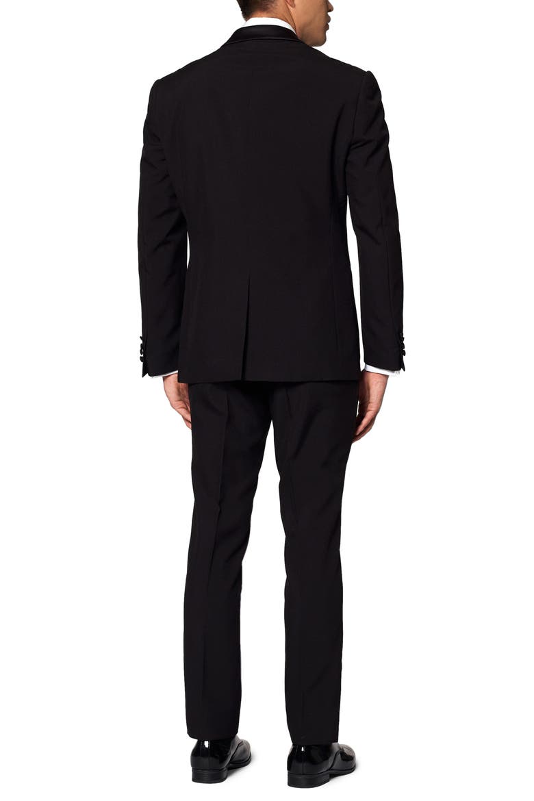 Two-Piece Tuxedo & Bow Tie, Alternate, color, BLACK