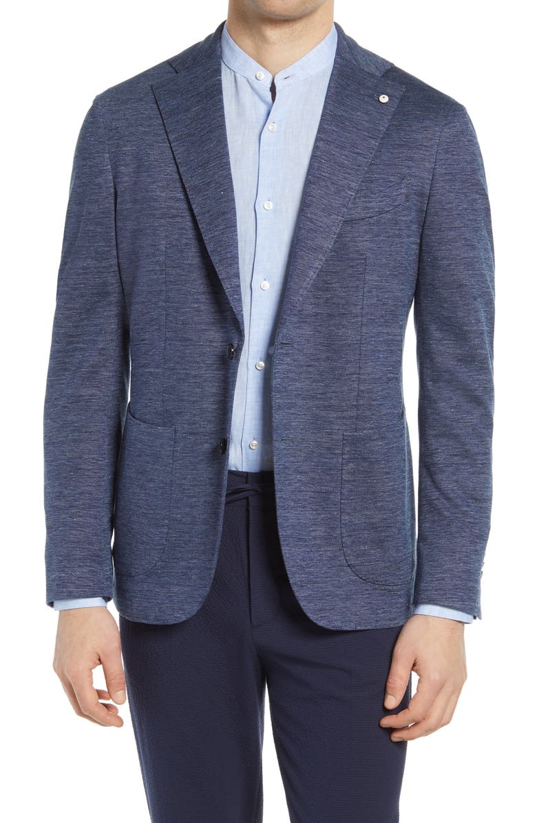 L.B.M. 1911 Modern Fit Linen & Cotton Blend Sport Coat, Main, color, 