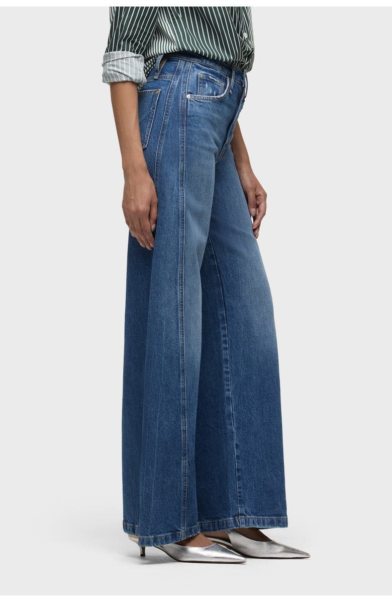 Hudson Jeans James Seamed Wide Leg, Alternate, color, Glee
