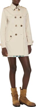 Burberry Short Gabardine Summerside Trench Coat