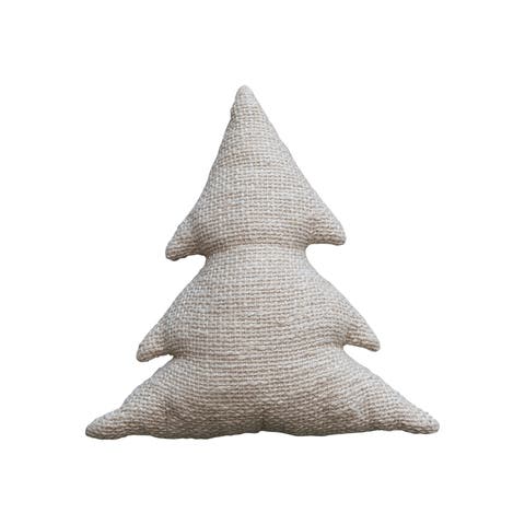 Cotton Tree Shaped Pillow, Natural