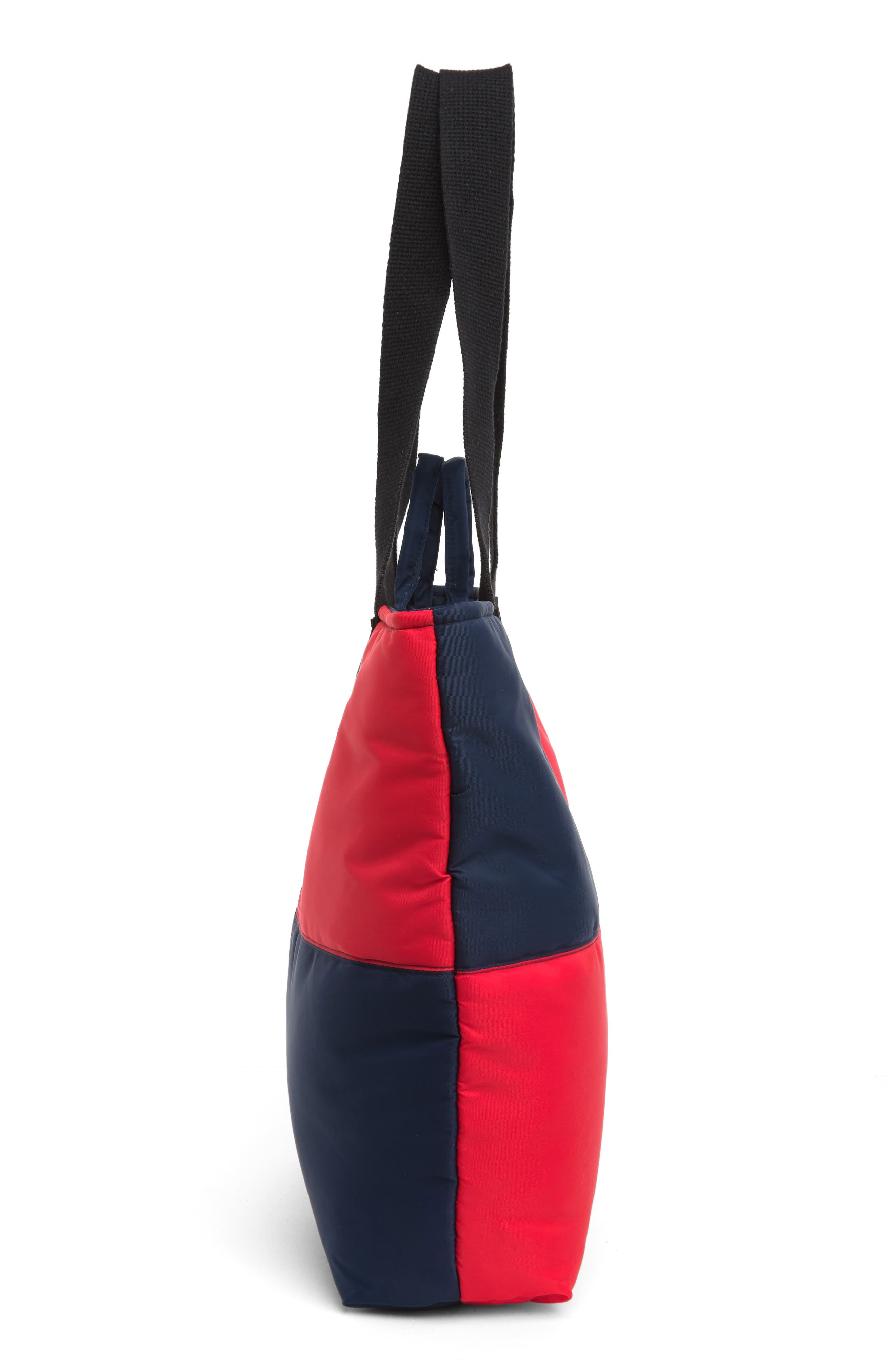 Clare V. Annie Nylon Colorblock Tote Bag, Alternate, color, 