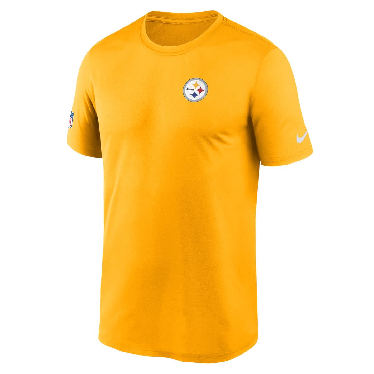 Men's Nike Gold Pittsburgh Steelers Sideline Legend Small Logo Dri-FIT T-Shirt - image 2