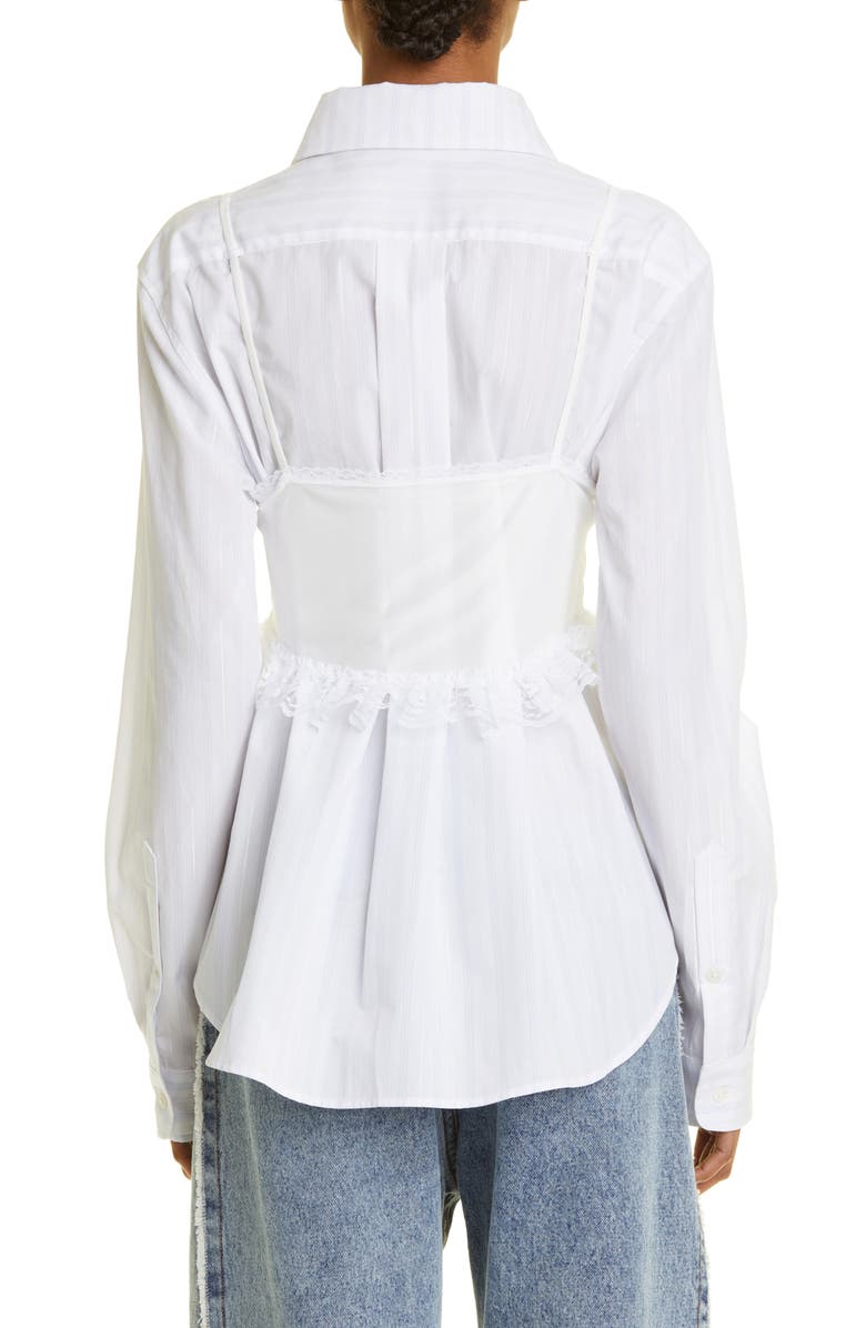 Vaquera Lingerie Button-Up Shirt, Alternate, color, 