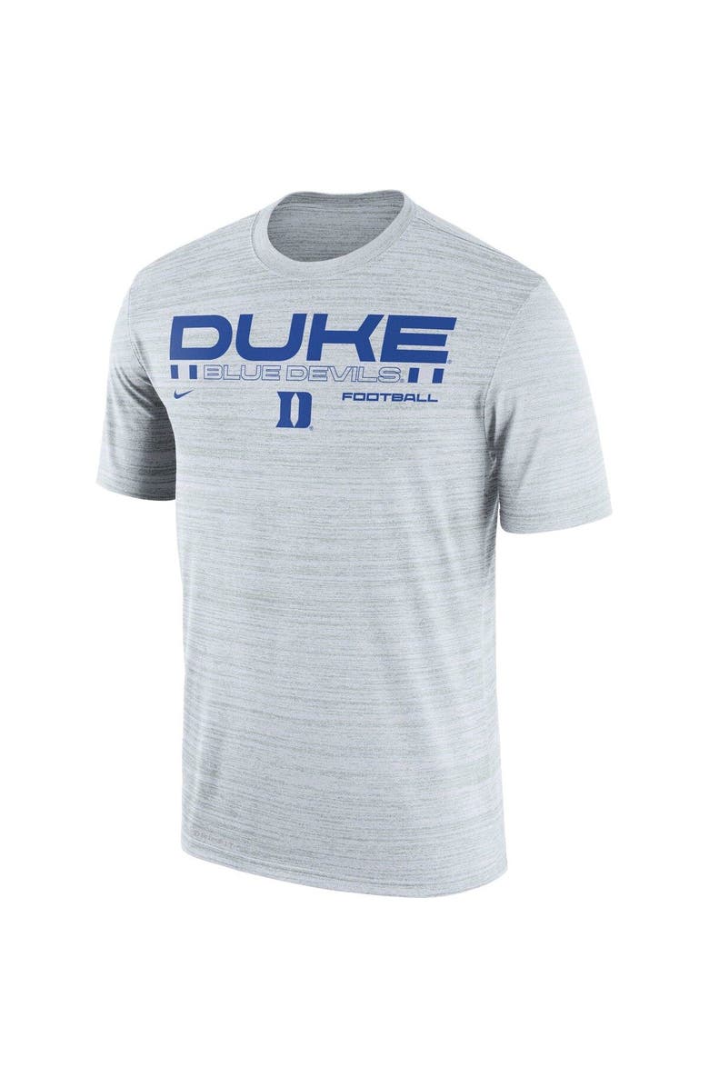 Nike Men's Nike White Duke Blue Devils Velocity Legend Performance T-Shirt, Alternate, color, 
