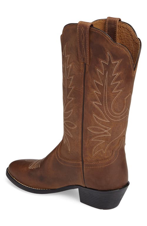 Ariat Heritage Western R-toe Boot In Brown