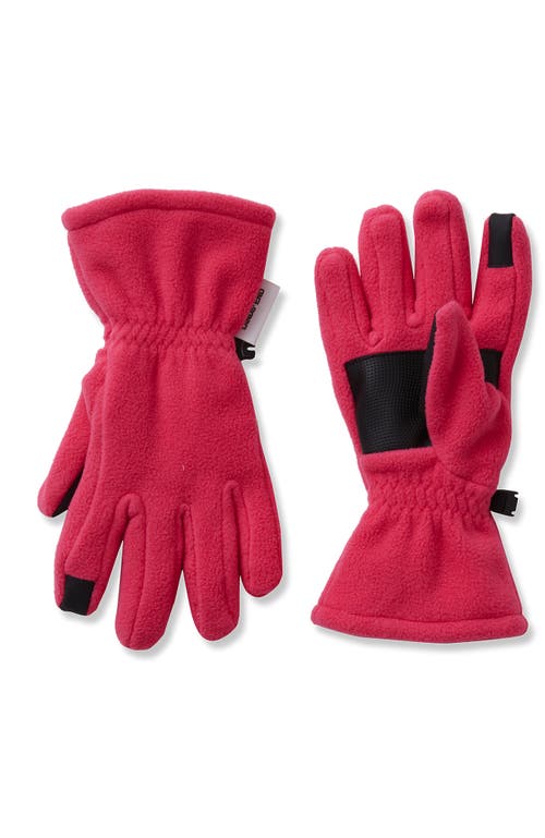 Lands' End Kids Fleece Gloves In Pink