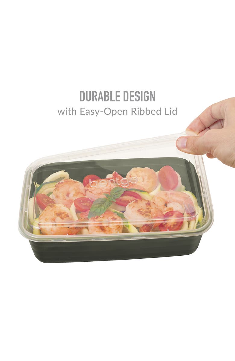 BENTGO Prep 1-Compartment Meal Prep Containers - Gold, Alternate, color, 