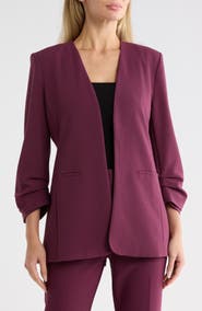 NORDSTROM RACK Slim Cinched Sleeve Blazer