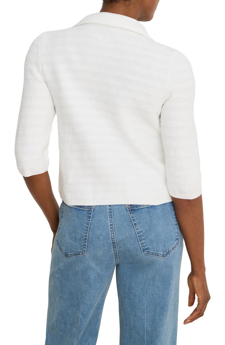 NIC+ZOE Elbow Sleeve Textured Knit Jacket, Alternate, color, 
