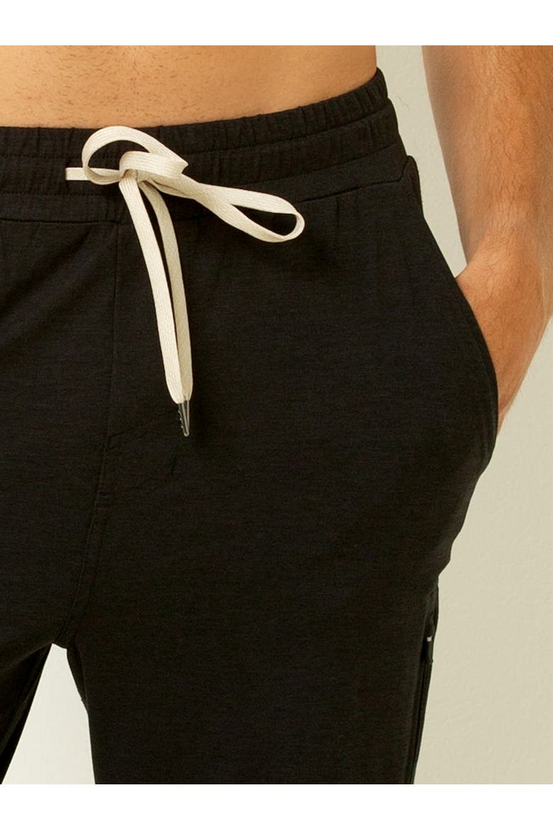 Everyday Drawstring Jogger, Alternate, color, Heather Black