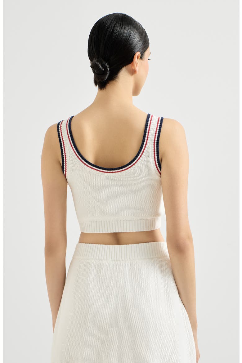 Knit crop top, Alternate, color, Panama