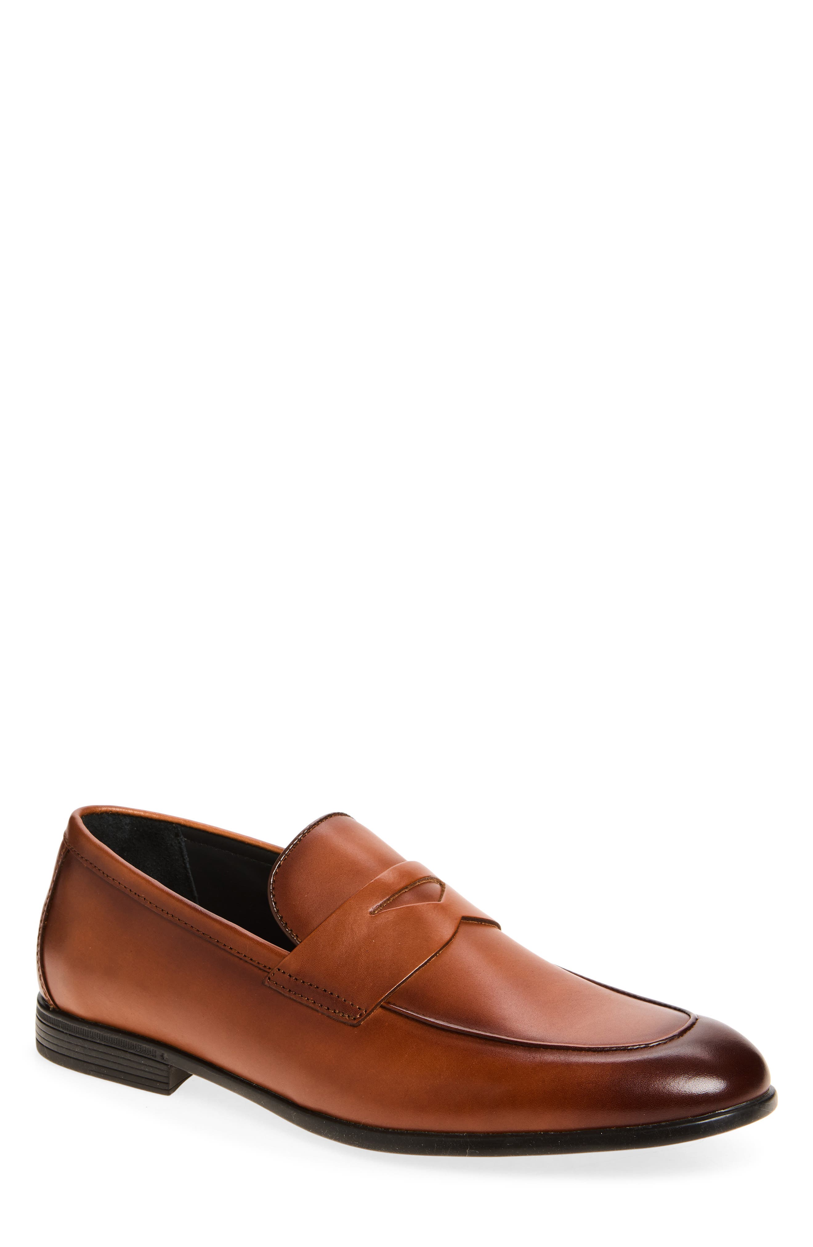 Finley Penny Loafer, Main, color, BROWN OCHRE
