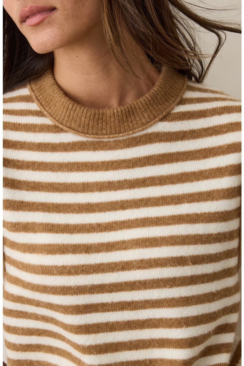 Sausalito Stripe Sweater Vest, Alternate, color, NUTMEG STRIPE