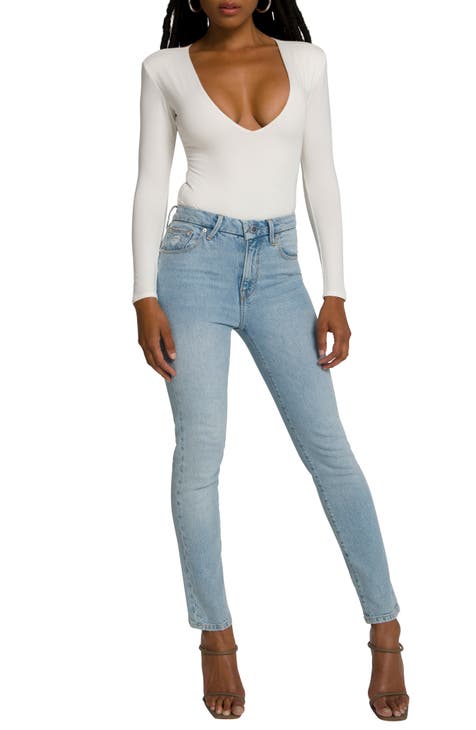 High Waist Skinny Jeans (Regular & Plus Size)