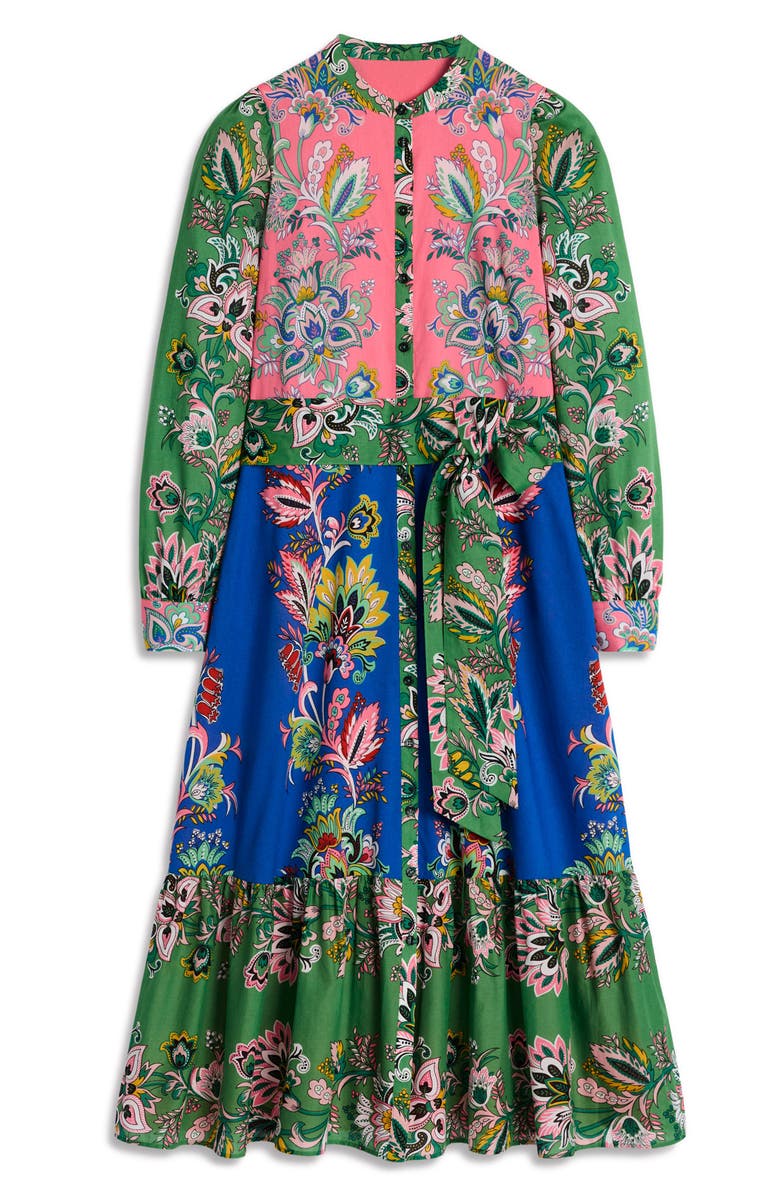 Boden Mia Print Tiered Shirtdress, Alternate, color, 