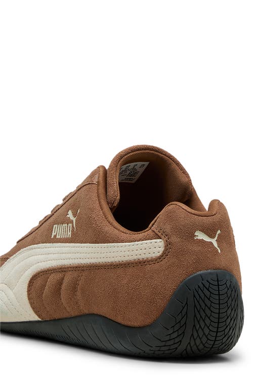 Puma Speedcat Archive Brown Sneakers With Side Logo In Suede Unisex In Brown