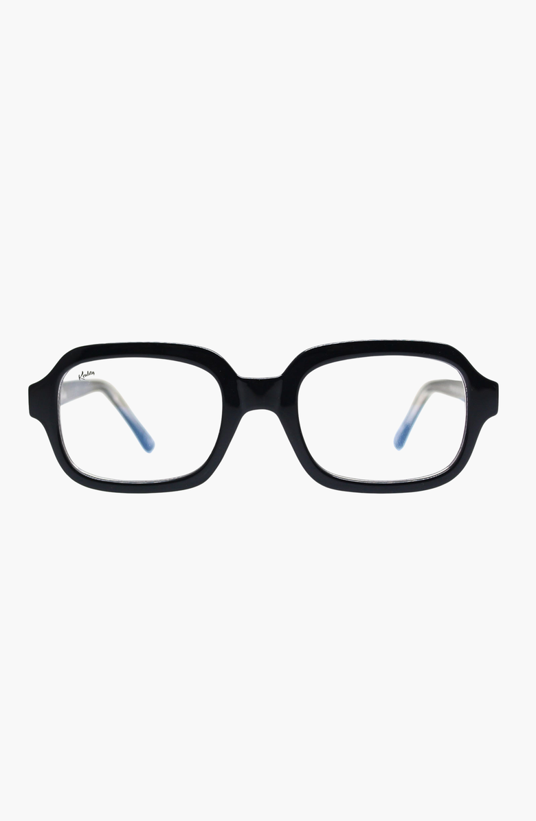 Reality Eyewear Beatnik Blu Light Glasses, Main, color, Black