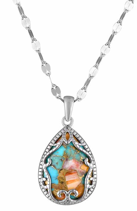 FZN Turquoise Pendant Necklace