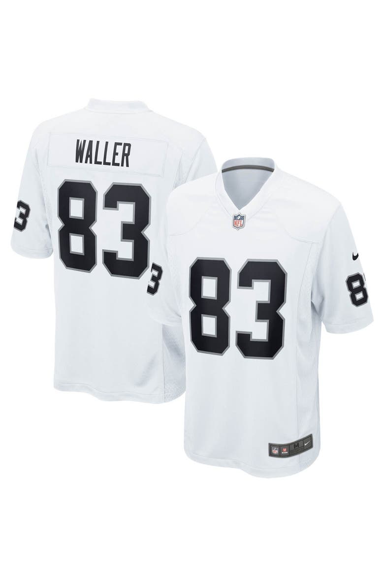 Men's Nike Darren Waller White Las Vegas Raiders Game Jersey, Main, color, White