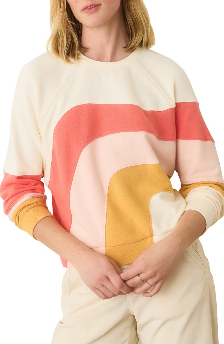 Marine Layer Terry Cotton Sweatshirt, Main, color,