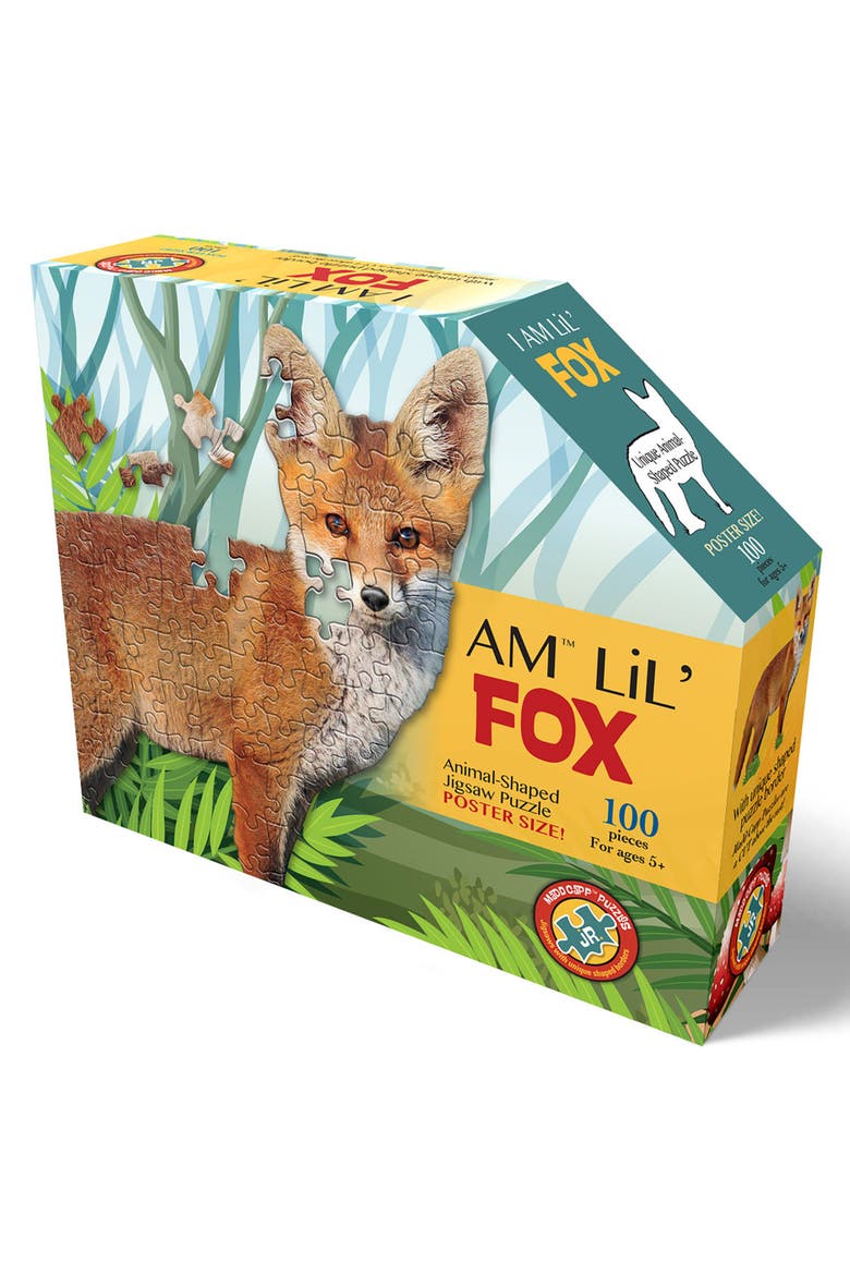 Lil Fox 100 Piece Jigsaw Puzzle, Alternate, color, Multicolored