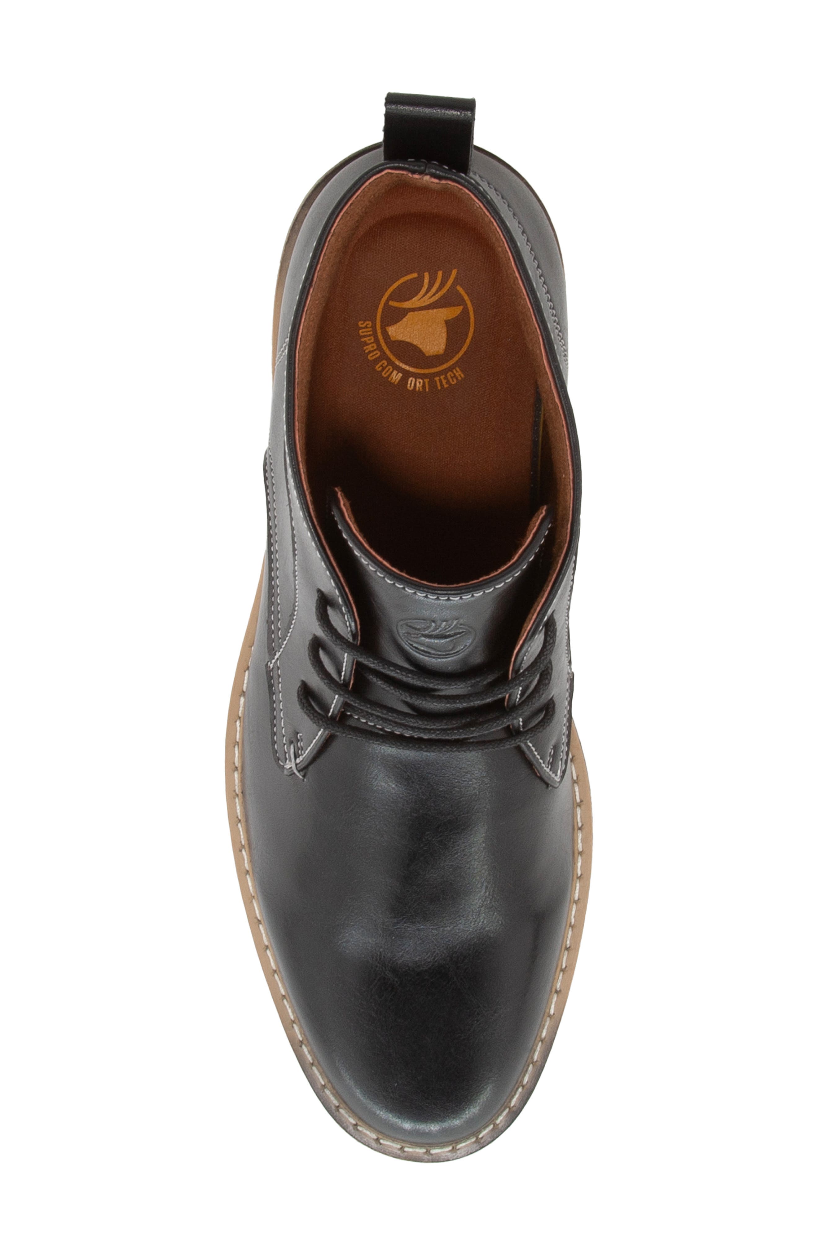 Deer Stags Garfield Plain Toe Chukka Boot, Alternate, color, Black