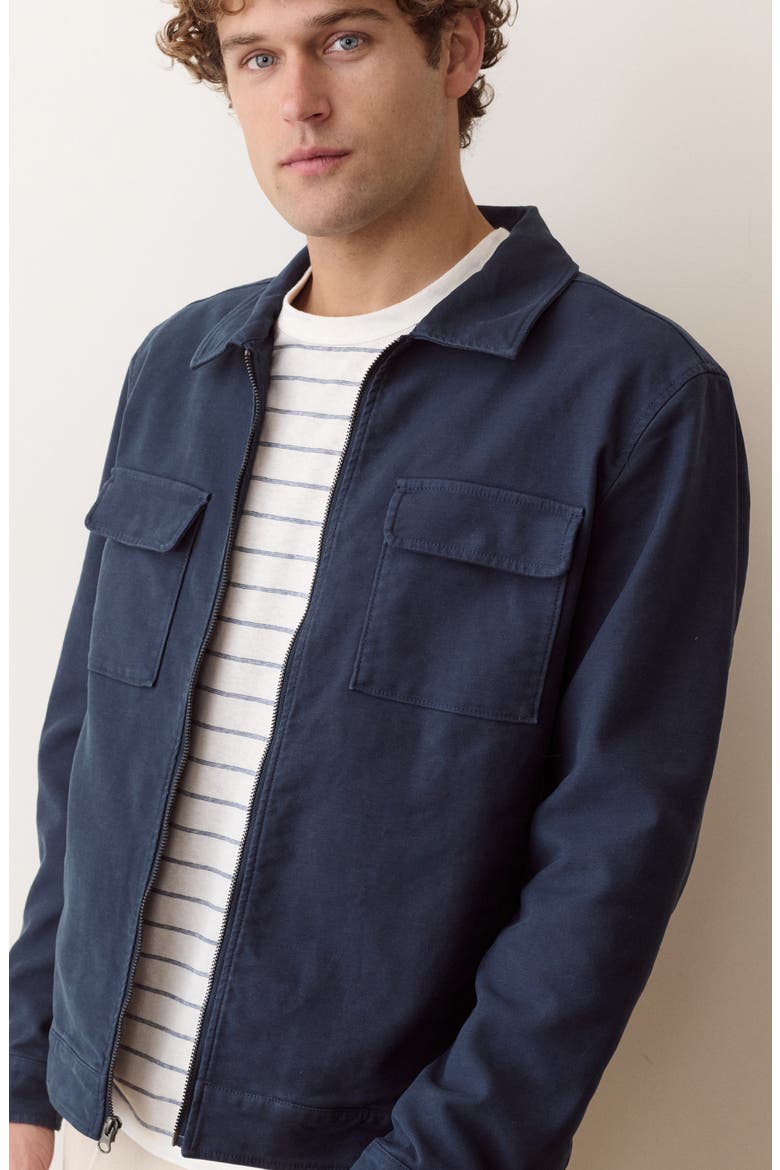 Flex Terry Traveler Jacket, Alternate, color, NAVY
