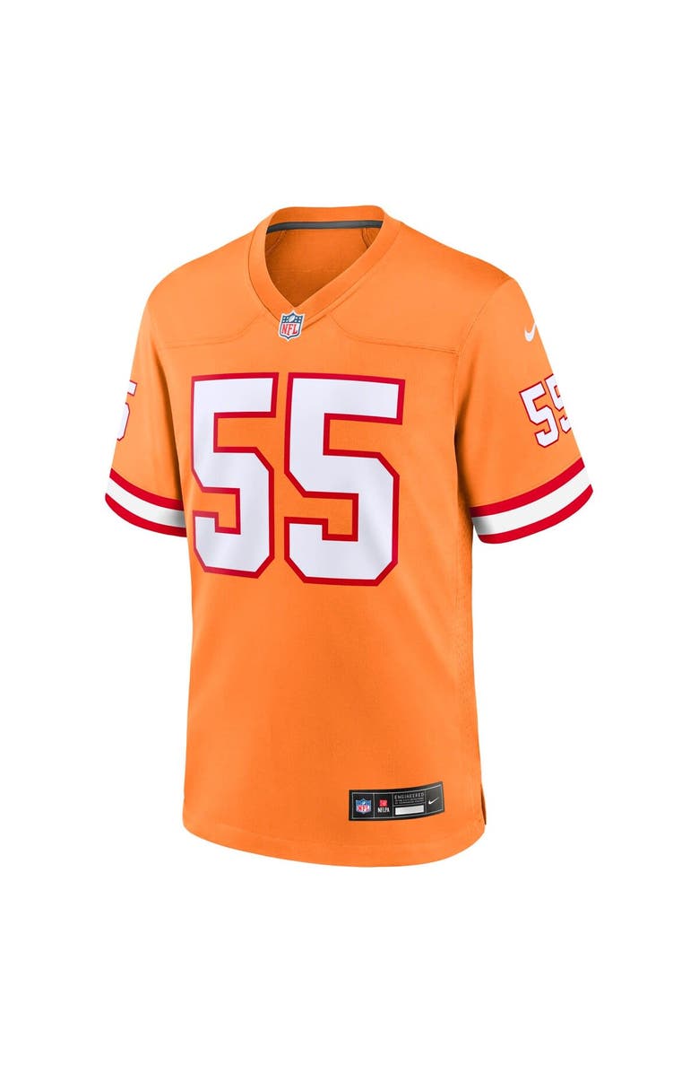 Nike Youth Nike Derrick Brooks Orange Tampa Bay Buccaneers Retired Player Game Jersey, Alternate, color, Orange