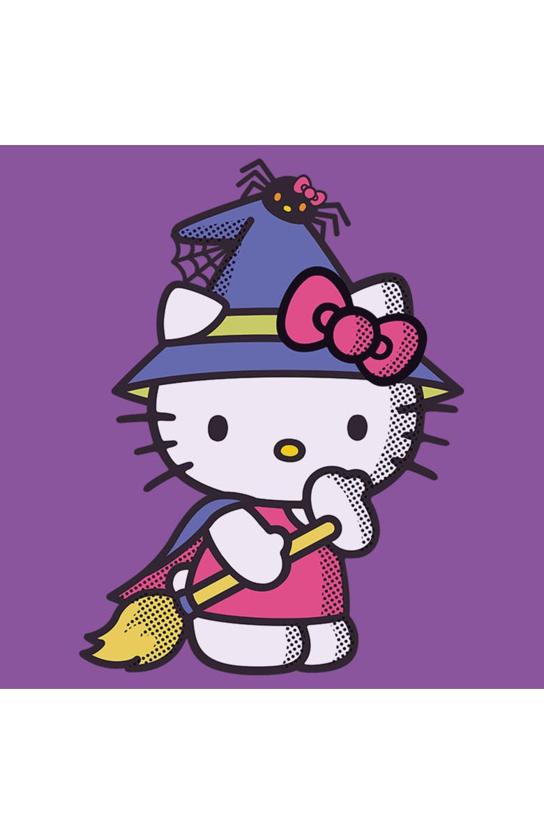 Hello Kitty Girl's Hello Kitty Halloween Party Costume  Graphic T-Shirt, Alternate, color, Purple Berry