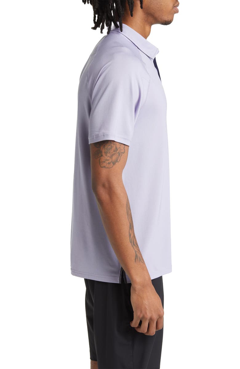 Rhone Delta Piqué Performance Polo, Alternate, color, Mellow Lavender