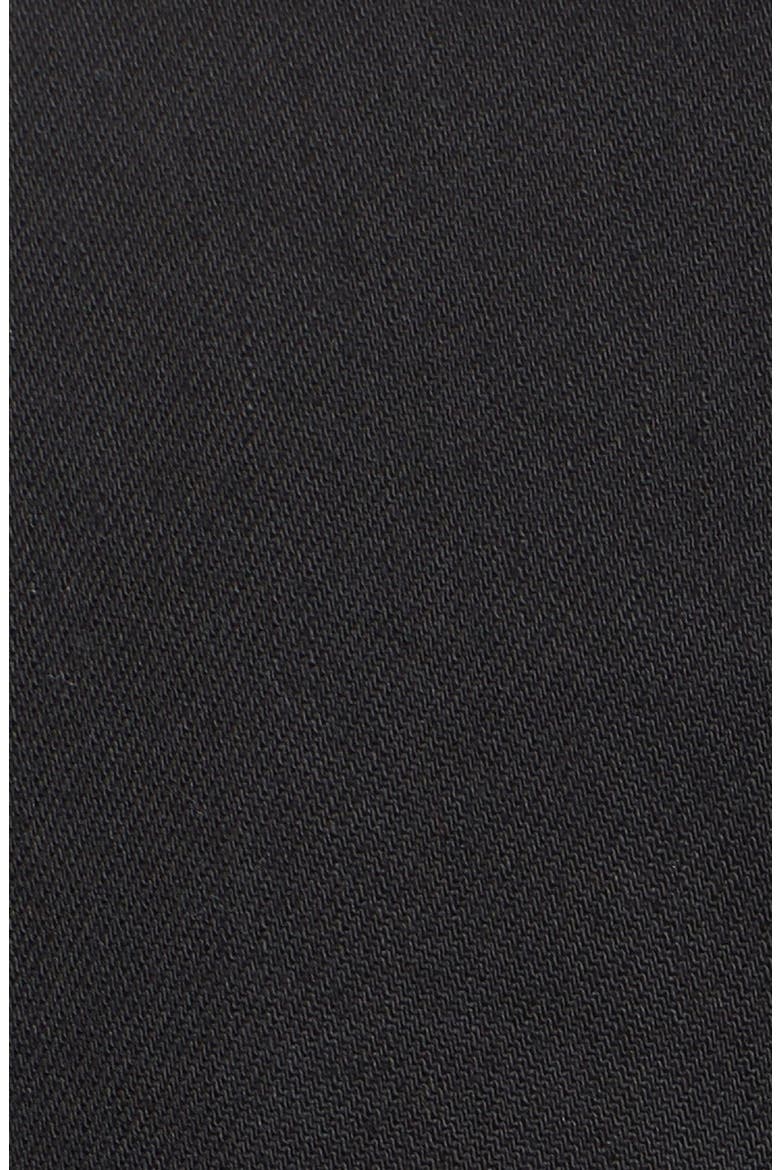 Square Neck Denim Jacket, Alternate, color, BLACK
