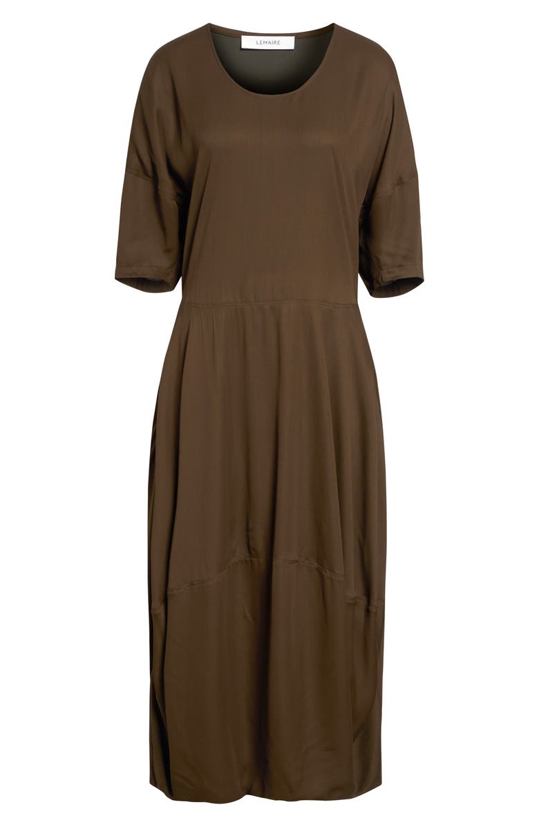 Lemaire Balloon Midi Dress, Alternate, color, Bronze