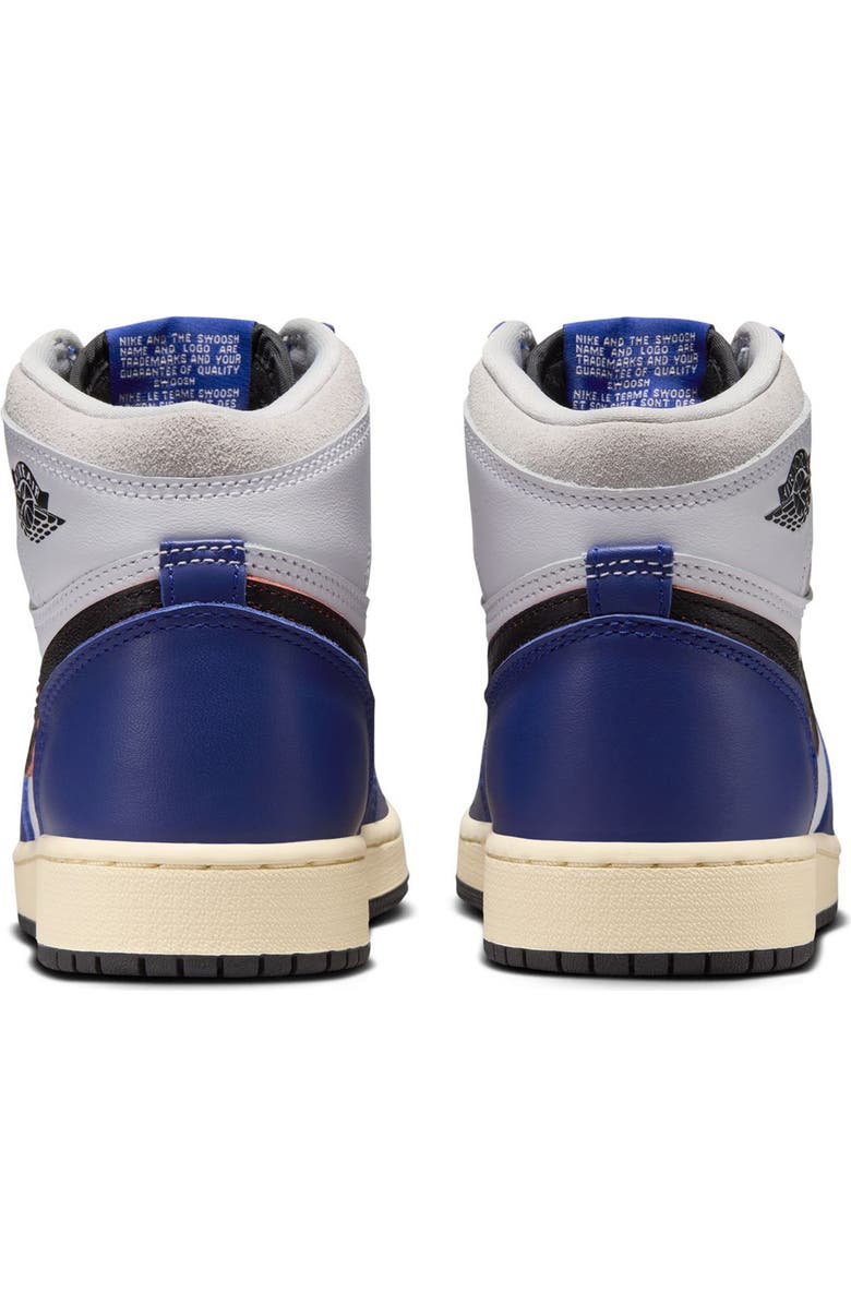 Nike Kids' Air Jordan 1 Retro High OG Basketball Sneaker, Alternate, color, White/ Black/ Neutral Grey