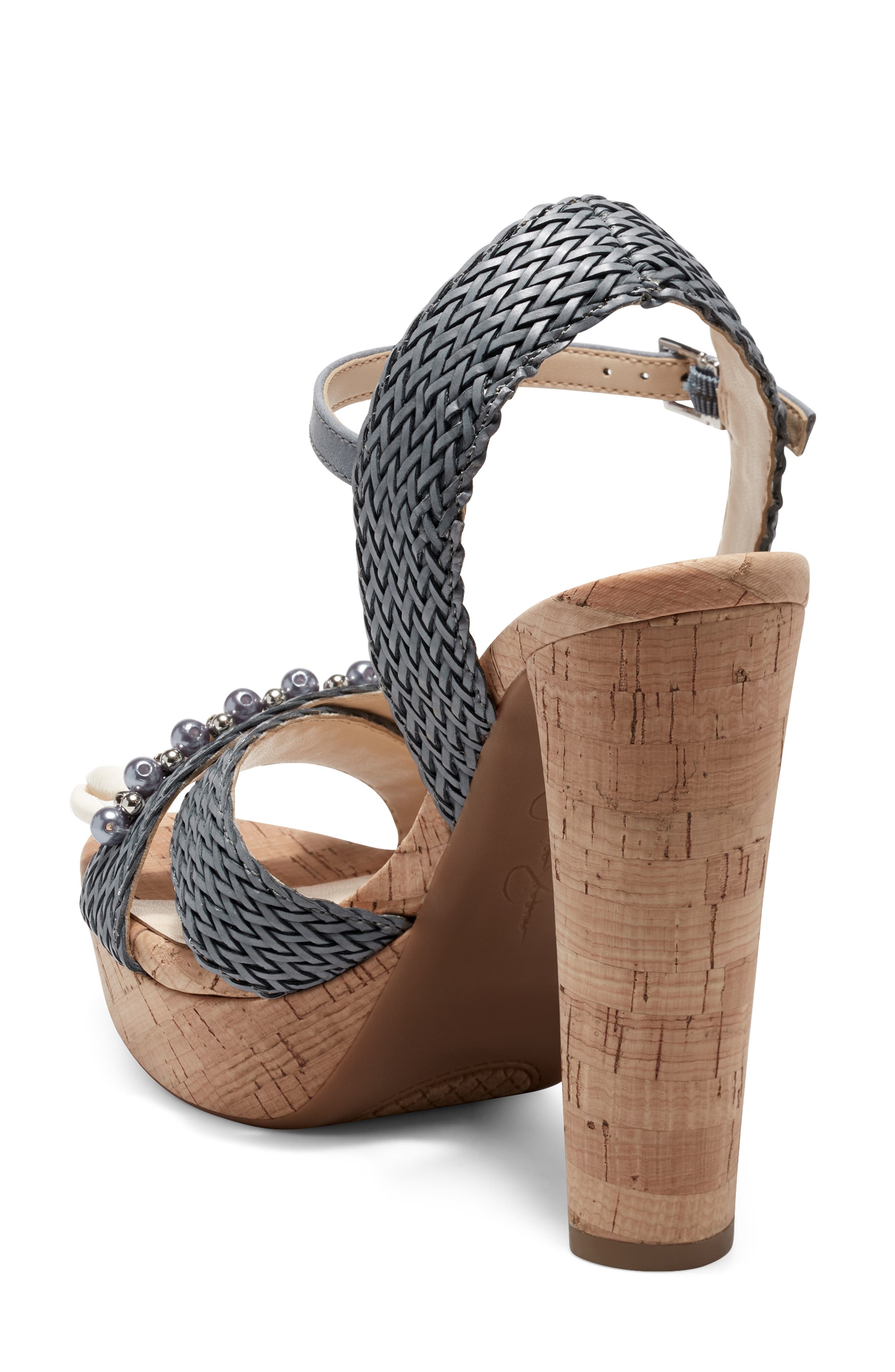 Ivriele Embellished Pump Sandal, Alternate, color, ASH BLUE