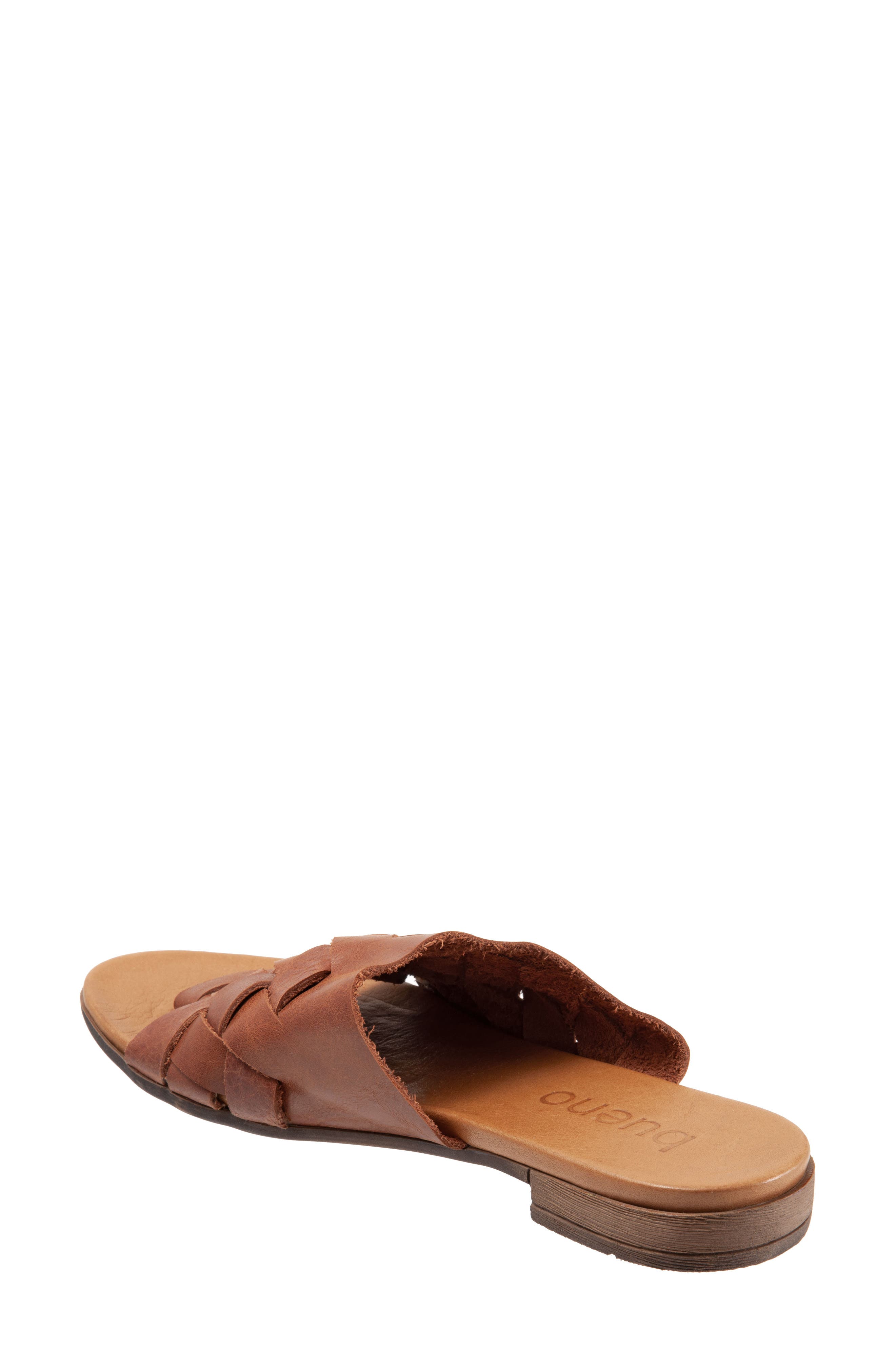 Tory Woven Slide Sandal, Alternate, color, TAN LEATHER