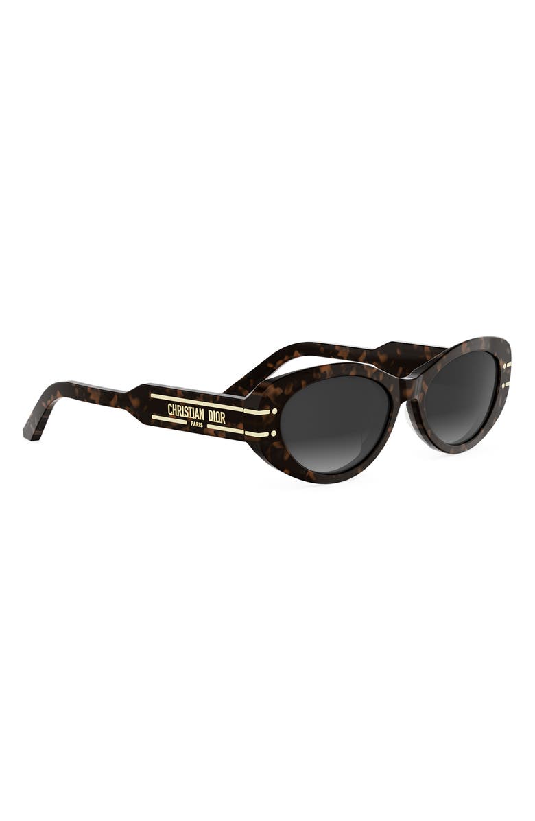 DIOR 'DiorSignature B8U Butterfly Sunglasses, Alternate, color, Dark Havana / Gradient Smoke