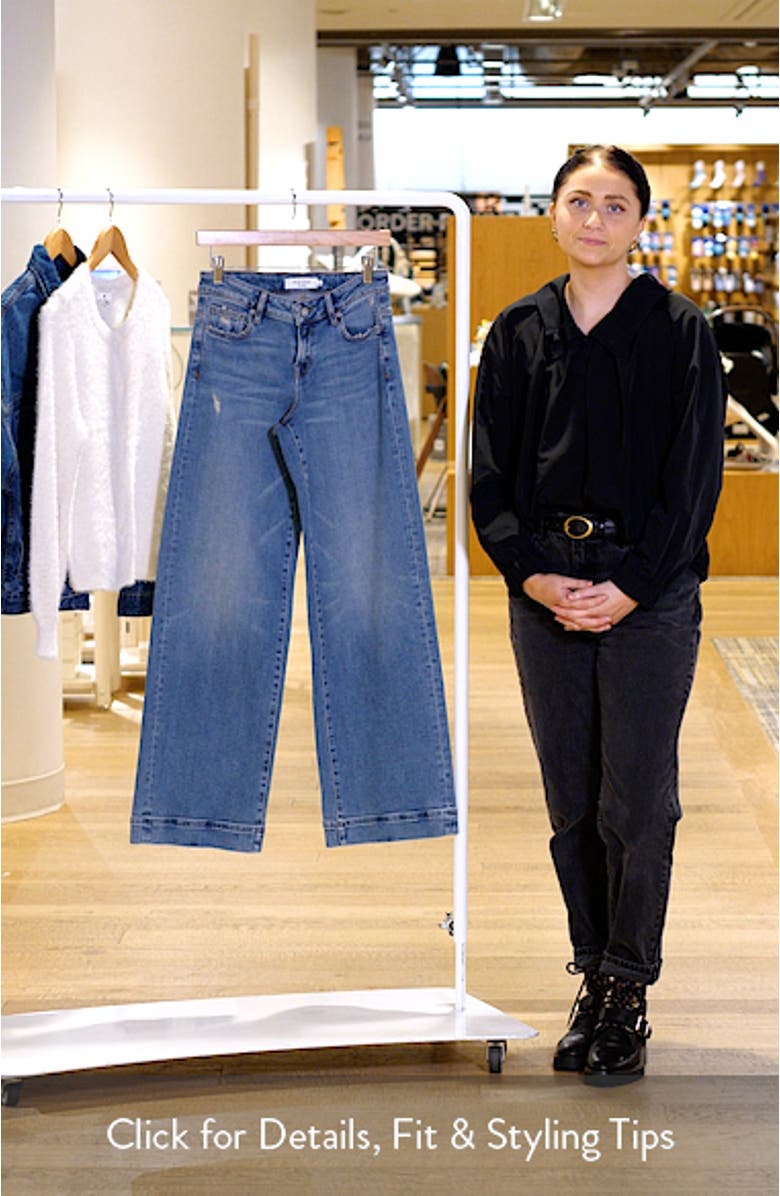 Low Rise Wide Leg Jeans, sales video thumbnail