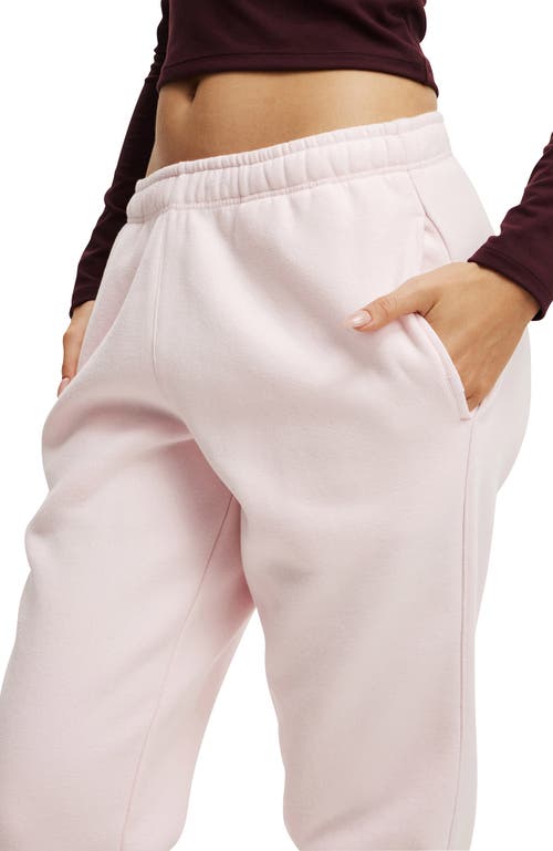 Cotton On Body Active Plush Essential Gym Sweatpant In Pink