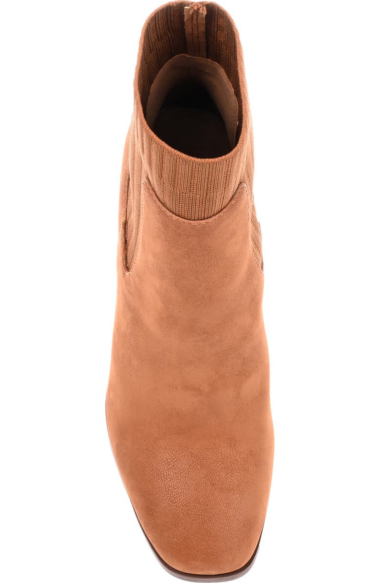 Journee Collection Adalia Block Heel Bootie, Alternate, color, Cognac