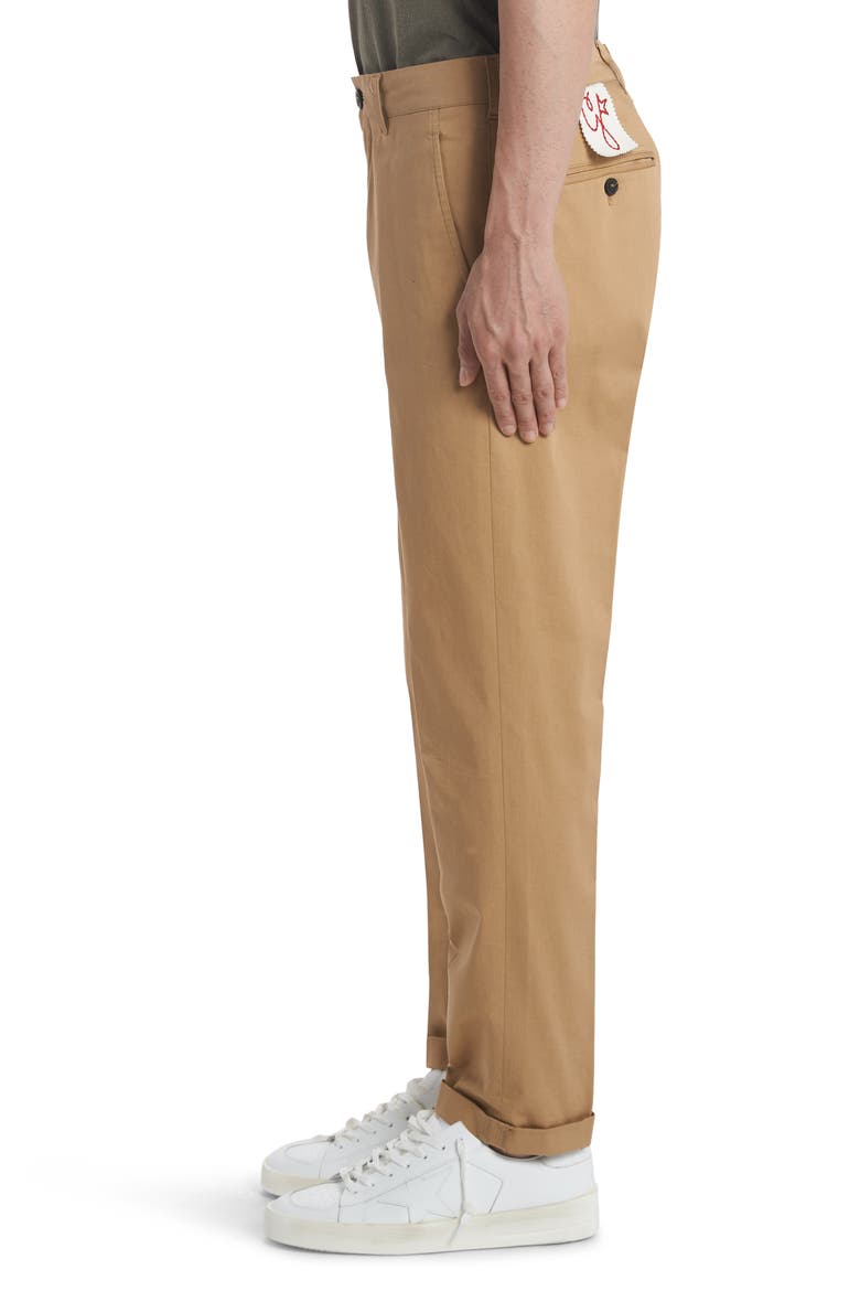 Stretch Cotton Chino Pants, Alternate, color, BEIGE