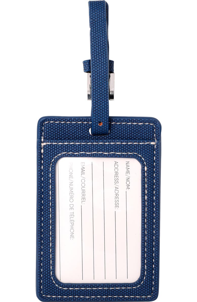 Lands' End Luggage Tags 2-Pack, Travel Bag Tag, Suitcase Identifier, Alternate, color,