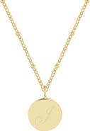 Brook and York Lizzie Initial Pendant Necklace