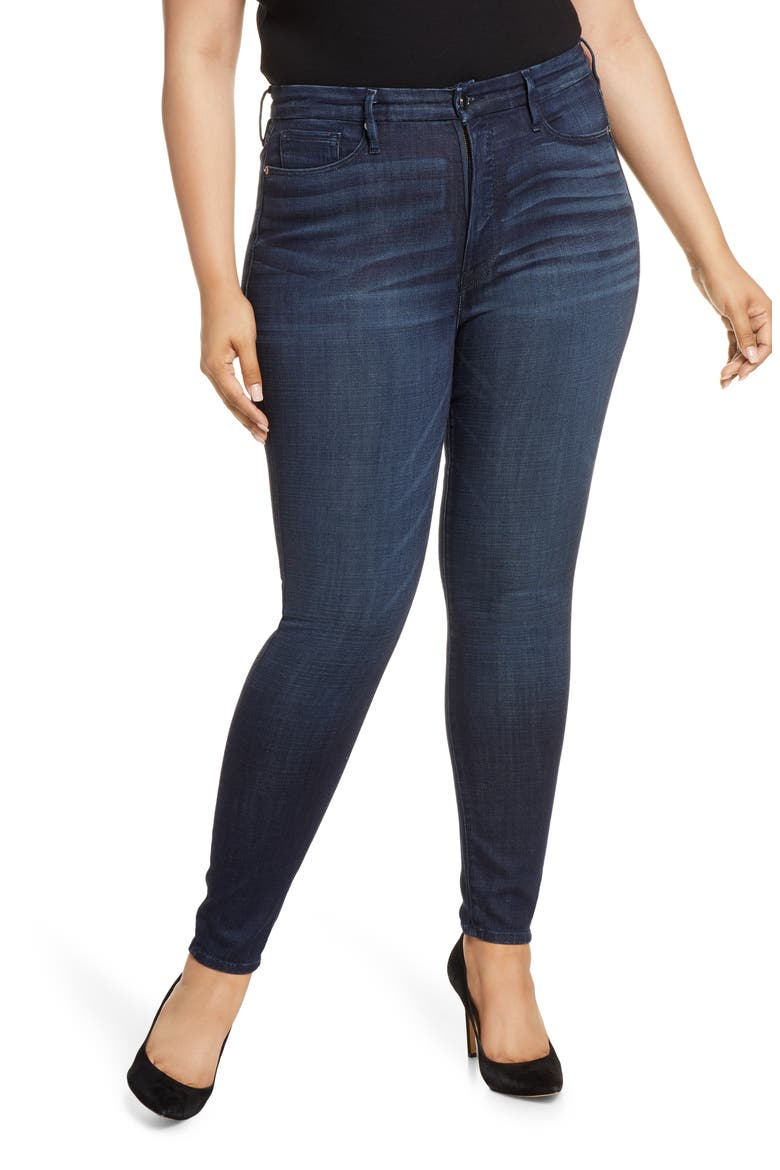 Good Waist High Rise Skinny Jeans, Alternate, color, BLUE606
